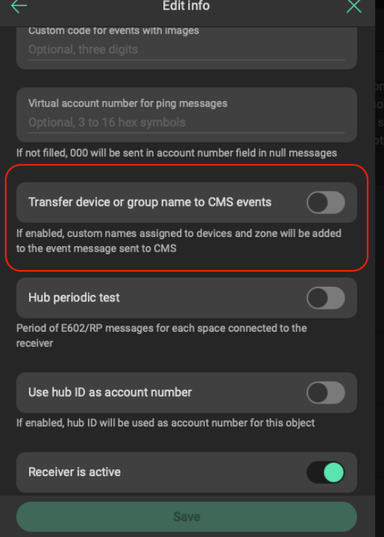 Ajax Encryption Settings